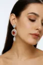 Grand Oval Drop Earrings ✨💫