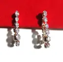 Shimmering Hoop with Pearl Accent Earrings 💫💖