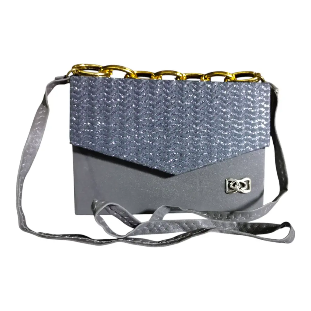 Golden Chain Accent Crossbody Bag ✨🔗