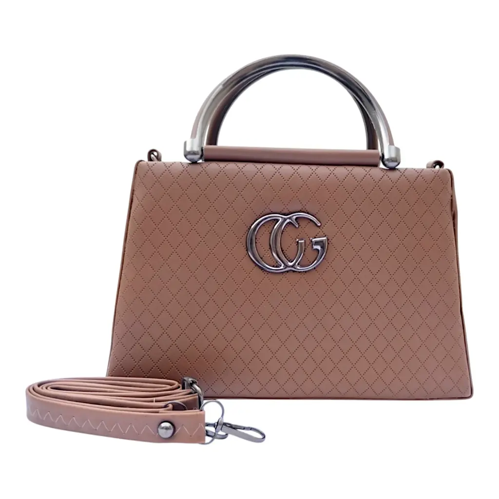 Women's Structured Handbag with Detachable Strap 👜