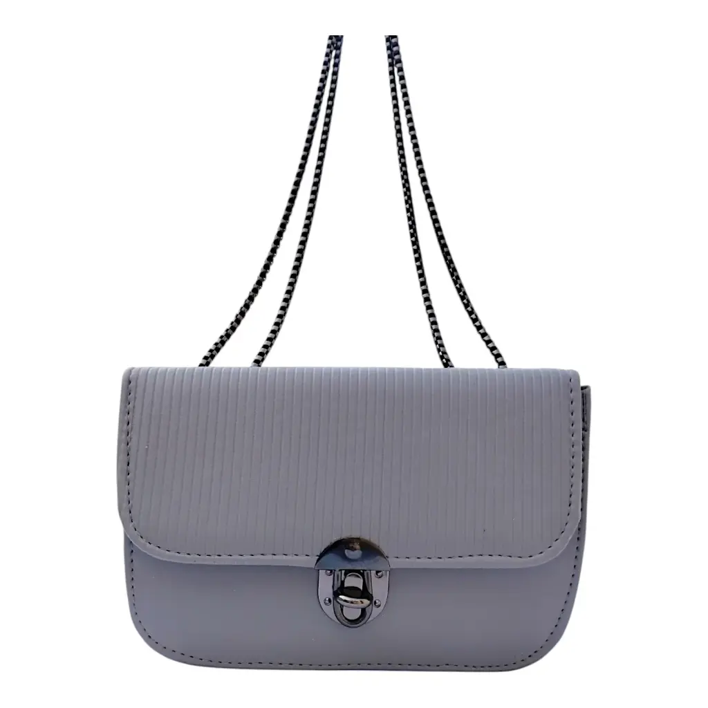 Flap Crossbody Bag with Chain Strap 👜
