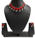Ruby Red Glamour Necklace Set ❤️