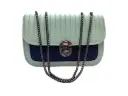Elegant Top-Handle Handbag with Metallic Embellishment 👜 