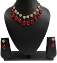 Elegant Oval Stone Necklace Set ✨