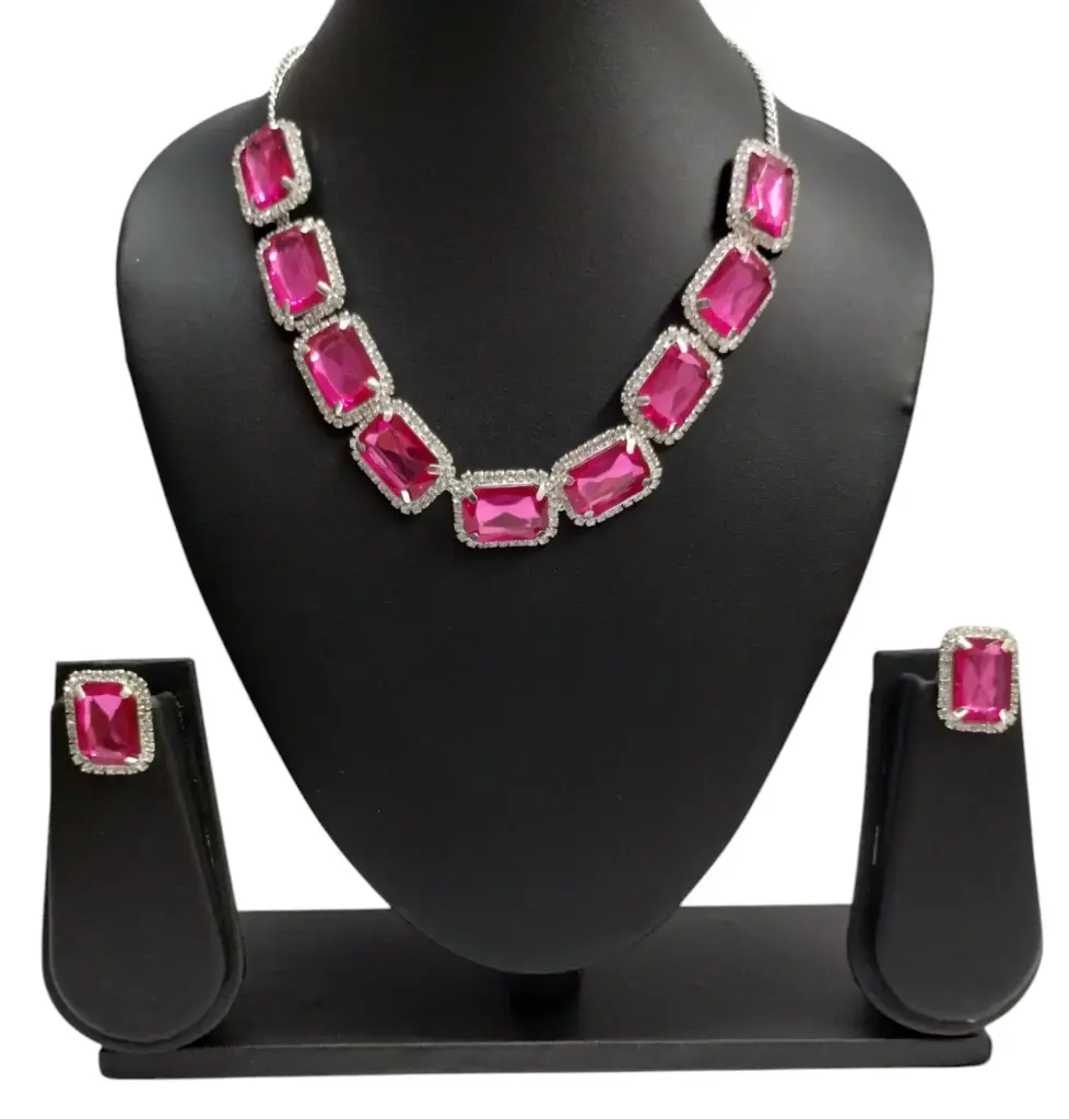 Pink Radiance Necklace Set ✨