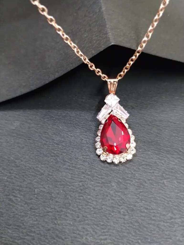 Elegant Ruby Necklace