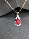 Elegant Ruby Necklace
