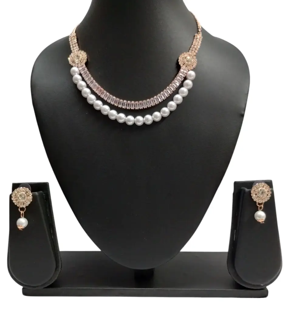 Regal Pearl Choker Set 🌟