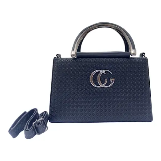 Women's Structured Handbag with Detachable Strap 👜