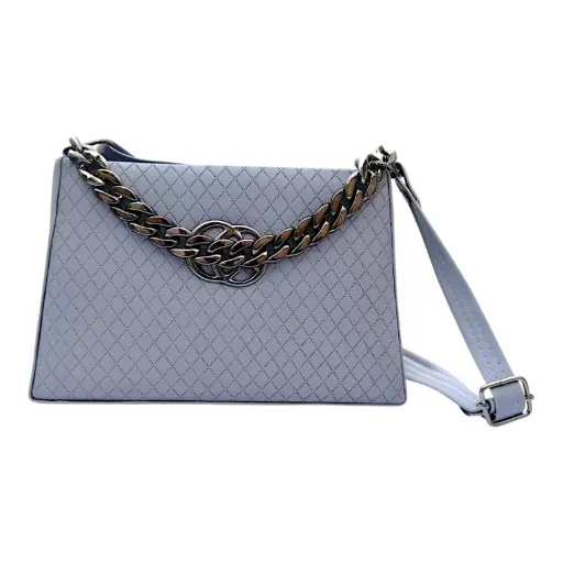 Quilted Crossbody with Chain Detail 👜