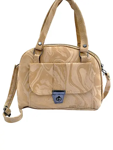  Premium Textured Top-Handle Handbag 👜