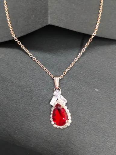 Elegant Ruby Necklace