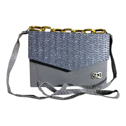 Golden Chain Accent Crossbody Bag ✨🔗